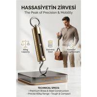 Professional 60 Kg Eloksallı Metal El Kantarı - Hassasiyetin Zirvesi Serisi 715925