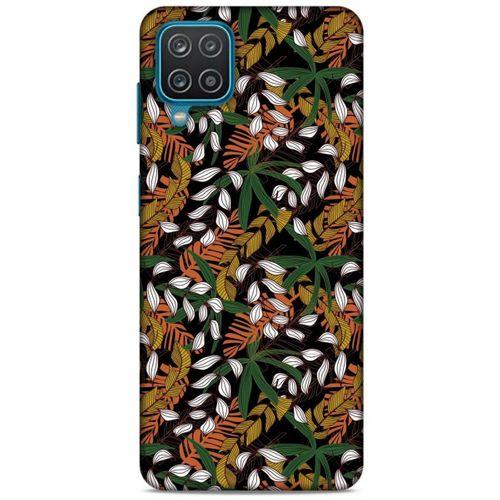 Lopard Samsung Galaxy A12 Uyumlu Kılıf Botanix (58) Baskılı Kılıf