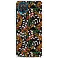 Lopard Samsung Galaxy A12 Uyumlu Kılıf Botanix (58) Baskılı Kılıf