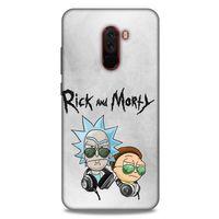 Xiaomi Pocophone F1 Uyumlu Kılıf Rick And Morty (4) Koruma Kılıfı Eye Patch Morty