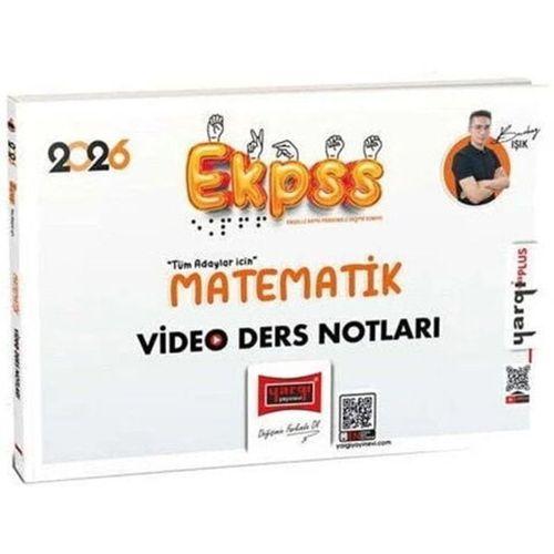2026 EKPSS Tüm Adaylar İçin Matematik Video Ders Notları Yargı Yayınları