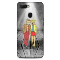 Oppo Ax7 Kılıf FunnyMaX (35) Fit Design Kılıf Gri
