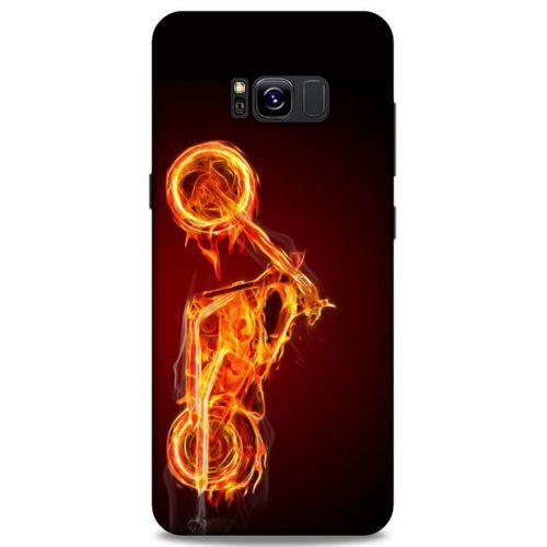 Lopard Samsung Galaxy S8 Plus Uyumlu Kılıf FireX (44) Tough Armor Kılıf Motorsiklet