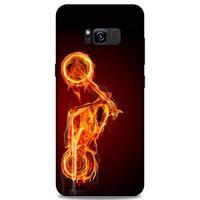 Lopard Samsung Galaxy S8 Plus Uyumlu Kılıf FireX (44) Tough Armor Kılıf Motorsiklet