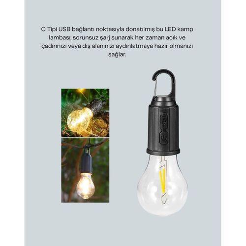 Çok Yönlü Asma Kancalı Kamp Işığı