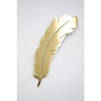 Çelik Tüy Broş - Altın