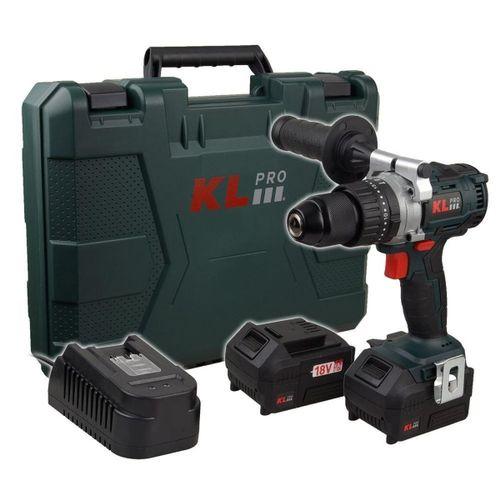 KLPRO KLDM1840B Akülü Darbeli Matkap 18V4.0Ah Li-ion Çift Akülü
