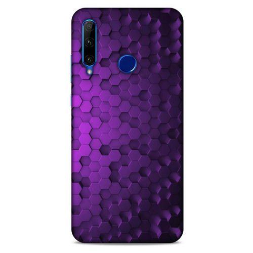 Huawei Honor 20 Lite Uyumlu Kılıf Mor Delisi (4) Koruma Kılıfı Altıgen