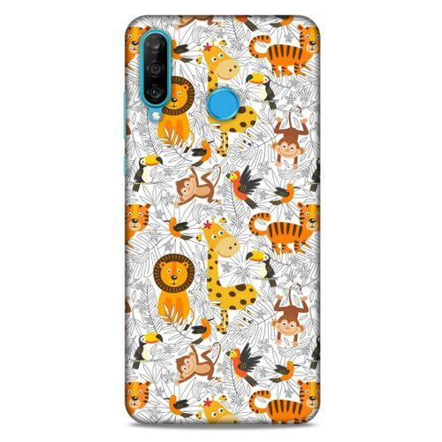 Animax Amazon Canlıları Huawei P30 Lite Kılıf Desenli Silikon