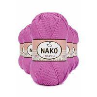 5 Adet Pırlanta Amigurumi El Örgü İpi Yünü Gül 1249