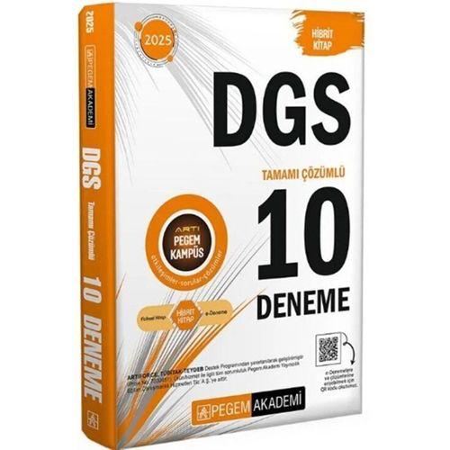 2025 DGS 10 Deneme Pegem Yayınları