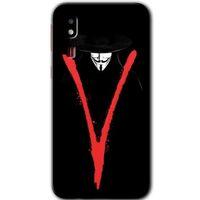 Potkal Hediye Fabrikası Samsung Galaxy A2 Core Kılıf HD Desen Baskılı Arka Kapak - V for