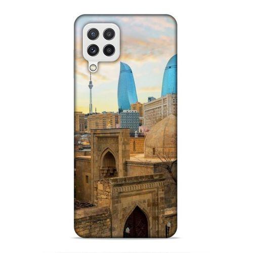 Samsung Galaxy A22 Uyumlu Kılıf Azarbaijan (11) Tam Koruma Ateş Kuleleri