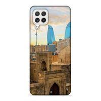 Samsung Galaxy A22 Uyumlu Kılıf Azarbaijan (11) Tam Koruma Ateş Kuleleri