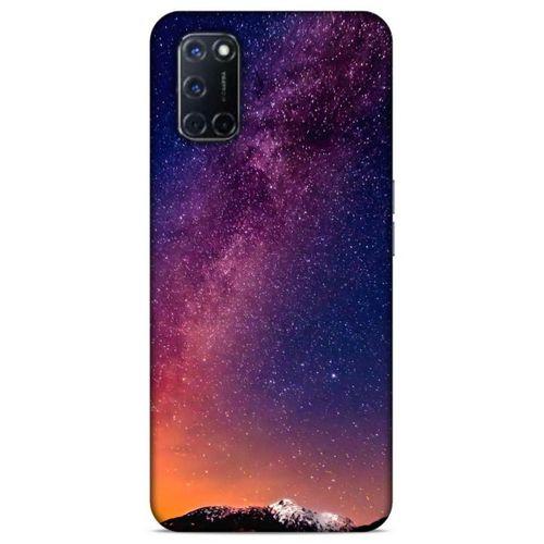 Lopard Oppo A92 Uyumlu Kılıf Gece'S (5) Koruma Kabı Gece Mor