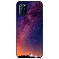 Lopard Oppo A92 Uyumlu Kılıf Gece'S (5) Koruma Kabı Gece Mor