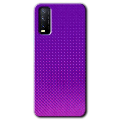 Vivo Y20 Kılıf HD Desen Baskılı Arka Kapak - Semantic + Kırılmaz Cam