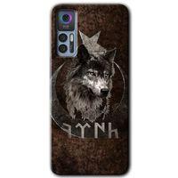 TCL 30 Plus Kılıf HD Desen Baskılı Arka Kapak - Bozkurt Göktürk