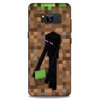 Lopard Samsung Galaxy S8 Uyumlu Kılıf PiXel (26) Tpu Silikon Kılıf Kahverengi MC