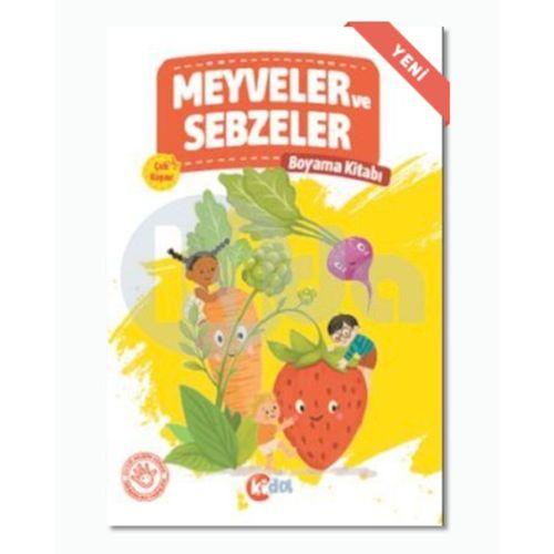 Meyveler ve Sebzeler Boyama Kitabı