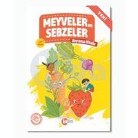 Meyveler ve Sebzeler Boyama Kitabı
