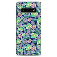 Samsung Galaxy S10 Plus Kılıf Baskılı Özel Seri Taşlı (15) Antişok Kılıf