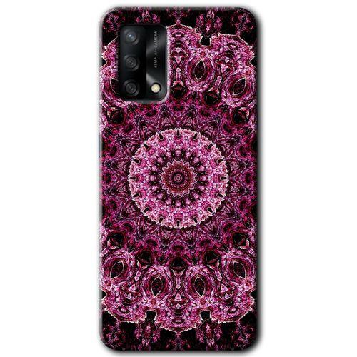 OPPO Oppo A54 Kılıf HD Desen Baskılı Arka Kapak - Mandala Patterns Kaleidoscope