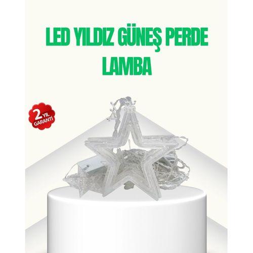 Yıldız Figürlü Perde Peri Led 3x3 Metre Dekoratif Işık