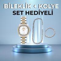 Slazenger SL.09.2238.3.03 Quartz Çelik Altın/Gri 36 mm Kadın Kol Saati