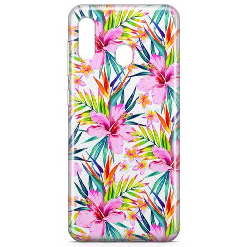 Samsung Galaxy A40 Kılıf Frangipani Arka Kapak Koruma Desenli Full Koruyucu