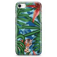 Apple iPhone SE 2020 Kılıf Vahşi Yaşam Arka Kapak Koruma Desenli Full Koruyucu