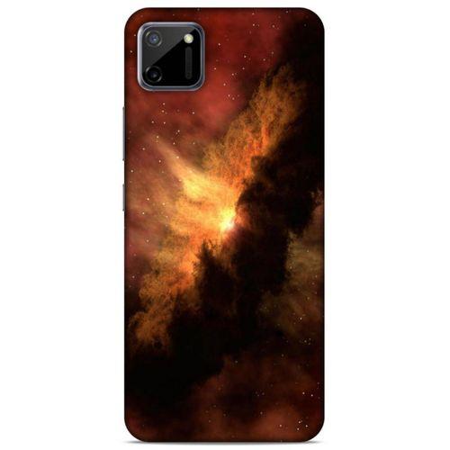Lopard Oppo Realme C11 Uyumlu Kılıf Gece'S (2) Kabı Turuncu