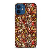 Graffitix (19) Desenli Silikon Kapak Apple iPhone 12 Mini Kılıf