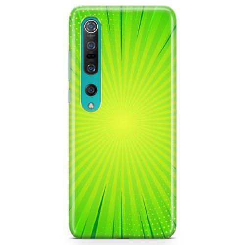 Xiaomi Mi 10 Kılıf Fıstık Yeşili Sonsuzluk Arka Kapak Koruma Desenli Full Koruyucu