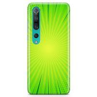 Xiaomi Mi 10 Kılıf Fıstık Yeşili Sonsuzluk Arka Kapak Koruma Desenli Full Koruyucu