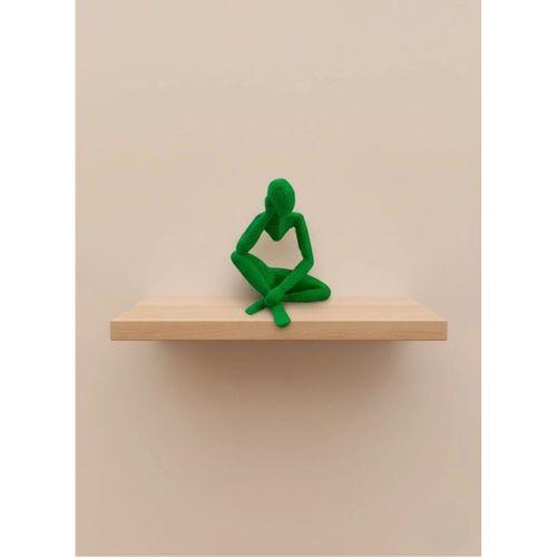 Minimal İnsan Figürü Biblo Yeşil Ev Ve Ofis Dekoru