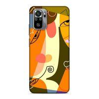 Xiaomi Redmi Note 10 Uyumlu Kılıf Face'X 48 Bumper Kılıf Karakalem