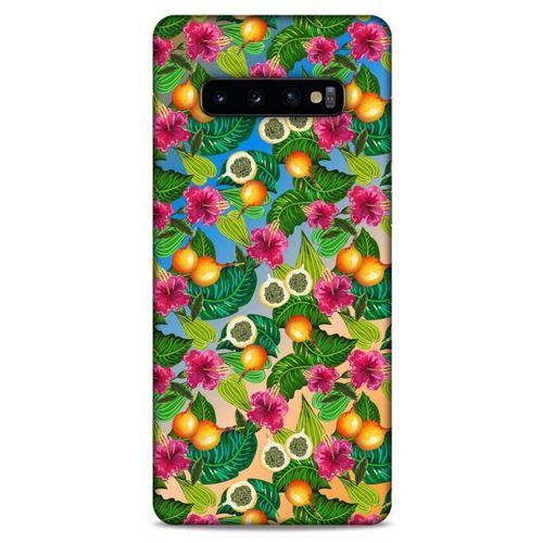 Frutix Granadilla 01 Samsung Galaxy S10 Plus Kılıf Desenli Silikon