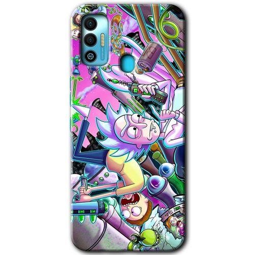 Potkal Hediye Fabrikası Tecno Spark 7T Kılıf HD Desen Baskılı Arka Kapak - Graffiti Çizgi Film