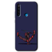 Xiaomi Redmi Note 8 Kılıf Baskılı Kapak - DeadPool 6 + 5D Tam Kaplayan Cam
