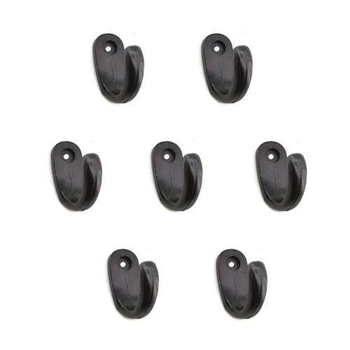 Büyük Tekli Fincan Askı, Dekor Askısı - Siyah, 100 Adet, 12x23x30 Mm