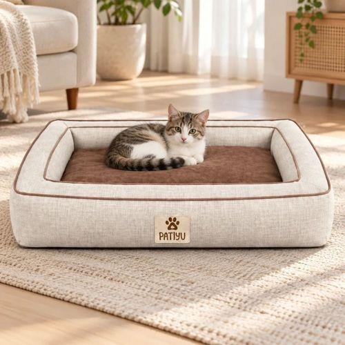 Kedi Köpek Yatağı Noble Yatak - Krem / Medium