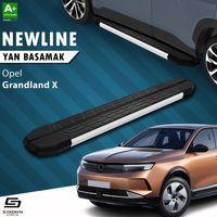S-Dizayn Opel Grandland X 2 Hybrid NewLine Aluminyum Yan Basamak 183 Cm 2024 Üzeri A+ Kalite
