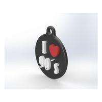 I Love 90s Anahtarlık (Bu ürün Sadece Plastik parçadır - Almadan Önce Soru Sorabilirsiniz)