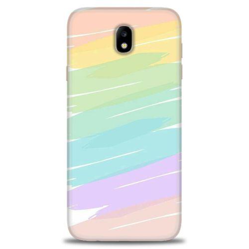 Samsung Galaxy J7 Pro / J730 Kılıf HD Baskılı Kılıf - Renk Paleti + Tam Ekran Koruyucu