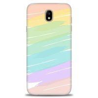 Samsung Galaxy J7 Pro / J730 Kılıf HD Baskılı Kılıf - Renk Paleti + Tam Ekran Koruyucu