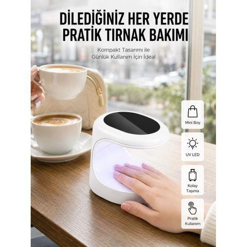 Kalıcı Oje Kurutucu Uv Led Teknolojisi Taşınabilir Mini Tırnak Kurutucu