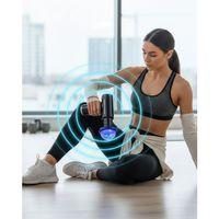 Isıtmalı Soğutmalı Masaj Tabancası 3200 Rpm Sessiz Motor Usb C Şarjlı