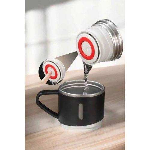 Paslanmaz Çelik 3’lü Termos Seti Vakumlu Ve 8 Saat Isı Koruma