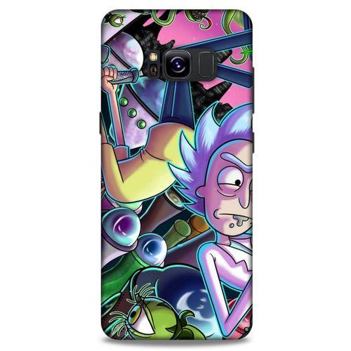 Samsung Galaxy S8 Uyumlu Kılıf Rick And Morty (40) Fit Silikon Kılıf Rick D. Sanchez